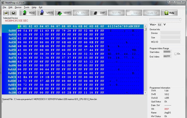 Renesas flash programmer схема